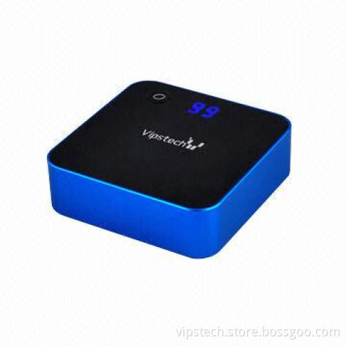 Digital Display Power Bank with 6,600mAh Real Capacity, Triple Safety Protection, Easy to Carry